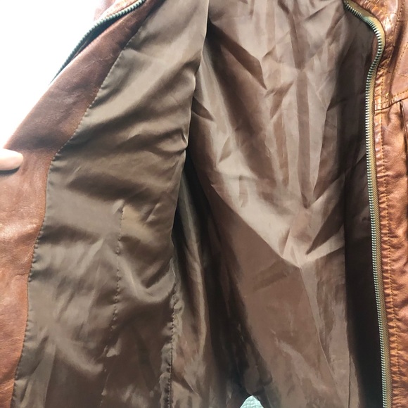 Bernardo Collection Rust Moto Jacket size L - Picture 4 of 8